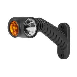 LED Breedtelamp links rood/wit/amber 12-24v 0
