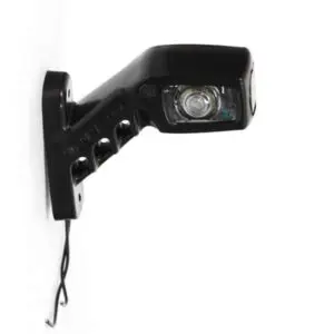 LED Breedtelamp rechts rood-wit-amber 12-24v 21cm kabel-MB-5032RWA