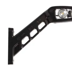 LED Breedtelamp rechts rood-wit-amber 12-24v 21cm kabel-MB-5072RWA