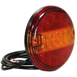 LED Slimline hamburger lamp 12-24v 400cm kabel (D-hom.)-VC-140D-4M