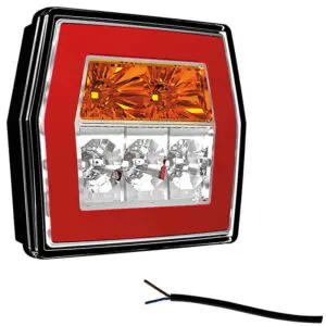LED compact achterlicht zonder kentekenlicht | 12-36v | 100cm. kabel | V10C3-710-V10C3-710