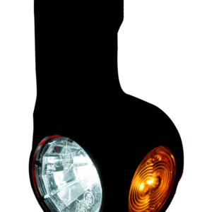 LED dark breedtelamp links rood-wit-amber 12-24v 60cm kabel-MB-4852DRWA