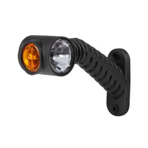 LED dark breedtelamp rechts rood-wit-amber 12-24v 50cm kabel-MB-4892DRWA