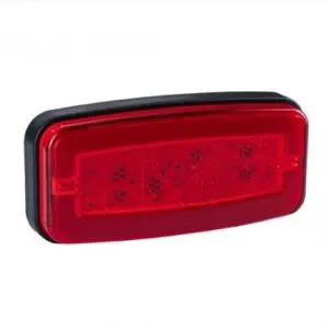 LED markeringslicht Rood | 12-24v | 50cm. kabel | MV-4900R-MV-4900R