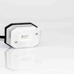 LED markeringslicht wit 12-24v 0