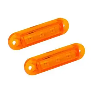 LED markeerlicht amber 12v (set van 2)-16A12-2