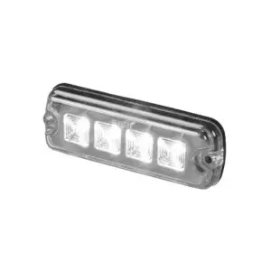 LED R10 Flitser 4-LED wit 12-24v 200cm kabel-SF-1400W