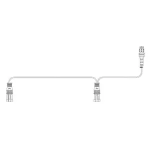 Y-kabel Superseal tbv. Flitser 1x 2-PIN | 2x 3-PIN-KS1-6330