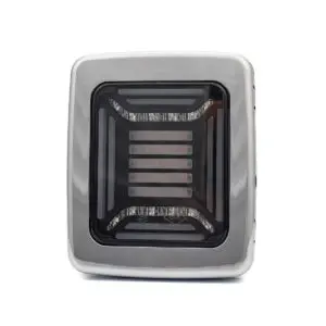 LED achterlicht | chrome frame | 12-24V | 100cm kabel | H+V montage-VC-5900
