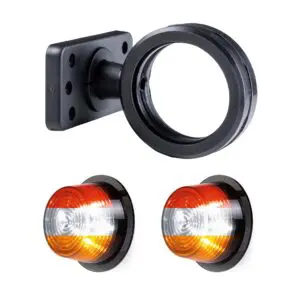 LED breedtelamp set 12-24v | dark |multicolour | korte paal-MB-3030DRWA-SET