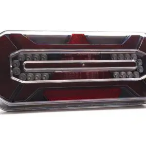 LED ADR achterlicht Black rechts | 12-24v | 2m. kabell-VC-6202-ADR
