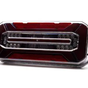 LED achterlicht Black universeel | 12-24v | 7-Pin's AMP-VC-6250B7