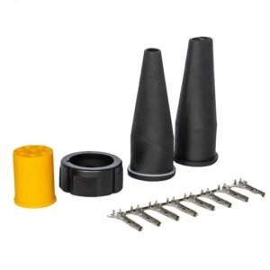 8-PIN's bajonet aansluiting links zonder kabel | V10AC-101B8-V10AC-101B8