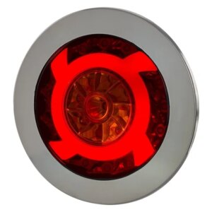 Inbouw LED combinatielicht 120mm. | 12-24v | 1