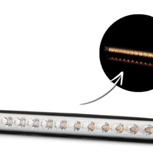 LED Knipperlicht Statisch slimline | 12-24v | 100cm. kabel | VK-150-VK-150