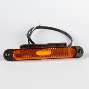 LED Slimline markeerlicht amber beugel 12-24v 50cm kabel | MV-6550A-MV-6550A