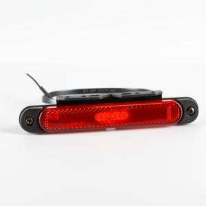 LED Slimline markeerlicht rood beugel 12-24v 50cm kabel | MV-6550R-MV-6550R