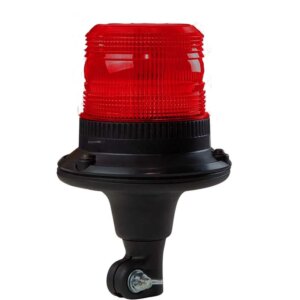 LED Zwaailamp rood | 12-24v | Flexi DIN ECCOLED | R65 | EB5009R-EB5009R