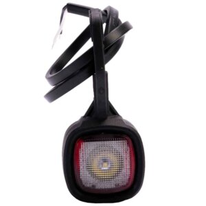 LED breedtelamp compact | 12-24v | IP69K | rood-wit | MB-2500RW-MB-2500RW