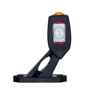 LED breedtelamp links met alarm rood-wit-amber 12-24v | MB-3632RWA-MB-3632RWA