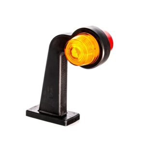 LED breedtelamp links rood-amber 12-24v 30cm kabel-MB-2011RA