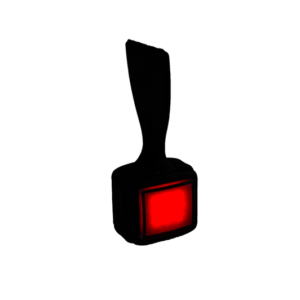 LED breedtelamp links rood-wit 12-24v 25cm kabel-MB-4901RW