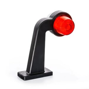 LED breedtelamp links rood-wit 12-24v 30cm kabel-MB-2011RW