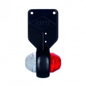 LED breedtelamp links rood-wit 12-24v 50cm kabel | MB-4231RW-MB-4231RW