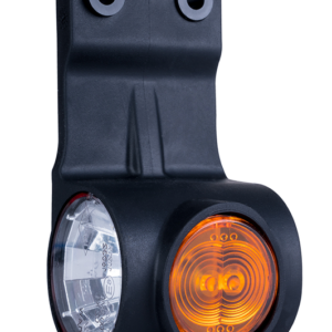 LED breedtelamp links rood-wit-amber 12-24v 60cm kabel-MB-4852RWA