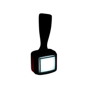 LED breedtelamp rechts rood-wit 12-24v 25cm kabel-MB-4902RW