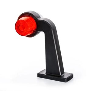 LED breedtelamp rechts rood-wit 12-24v 30cm kabel-MB-2012RW
