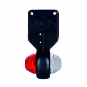 LED breedtelamp rechts rood-wit 12-24v 50cm kabel | MB-4232RW-MB-4232RW