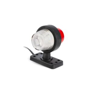 LED breedtelamp rood-wit 12-24v 45cm kabel-MB-2010RW