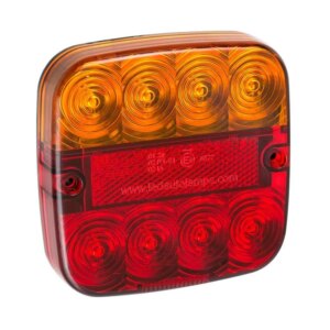 LED compact achterlicht met kent.verl. 12-24V 0