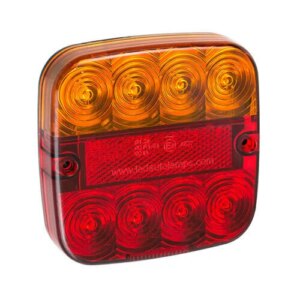 LED compact achterlicht met kentekenverlichting | 12v | 50cm. kabel | 99ARL-99ARL