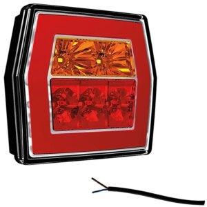 LED compact achterlicht zonder kentekenlicht | 12-36v | 100cm. kabel | V10C3-720-V10C3-720