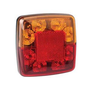 LED compact achterlicht zonder kentekenverlichting | 12v | 30cm. kabel | 98BAR-98BAR