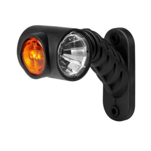 LED dark breedtelamp rechts rood-wit-amber 12-24v 50cm kabel-MB-4862DRWA