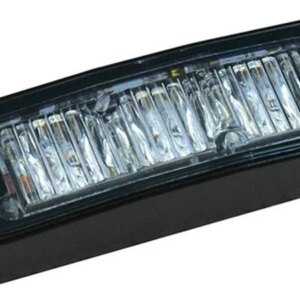 LED flitser 3 LED's | R65 | slimline | amber | 10-30v | SLED3DVAR65-SLED3DVAR65