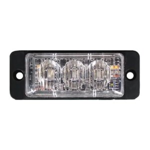 LED flitser 3 LED's | R65 | ultra platte slimline | amber | 10-30v | S11F3002-S11F3002