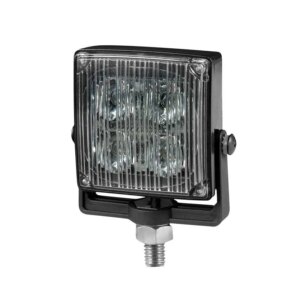 LED flitser 4-LED | op montagevoet | R65 | amber | 12-24v | ED0001R-ED0001R