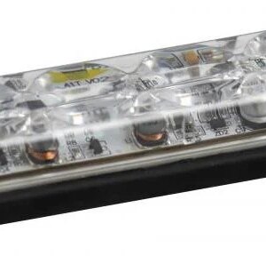 LED flitser 4 LED's | R10 | slimline | wit 10-30v | SLED4DVW-SLED4DVW