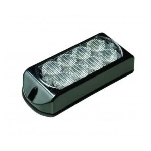 LED flitser 8 LED's | wit | 10-30v | LED8DVW-LED8DVW