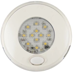 LED interieurverlichting | met schakelaar | witte behuizing | 12v | warm wit licht | 79WWR12-79WWR12