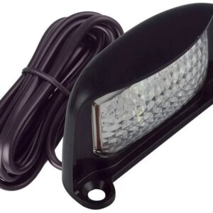 LED kentekenverlichting 12-24V 1m. kabel & 1P connector | 35BLME1P-35BLME1P