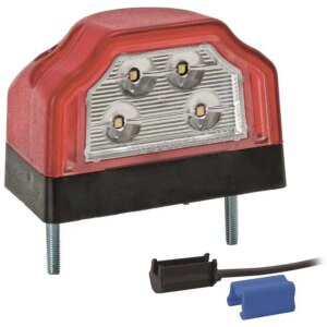 LED kentekenverlichting | 12-36v | met 0.75mm.2 connector | M10KV-110R-M10KV-110R