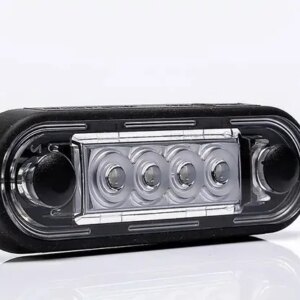 LED markeringslicht Amber | 12-24v | 50cm. kabel | MV-2400A.1-MV-2400A.1