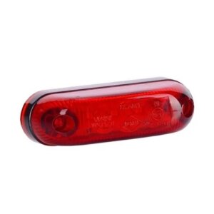 LED markeringslicht Rood | 12-24v | 50cm. kabel | MV-4000R-MV-4000R