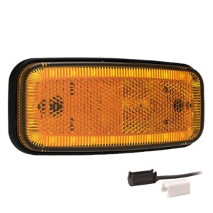 LED markeringslicht amber | 12-24v | 1