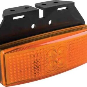 LED markeringslicht amber | 12-24v | 20cm. kabel | 1491AM-1491AM